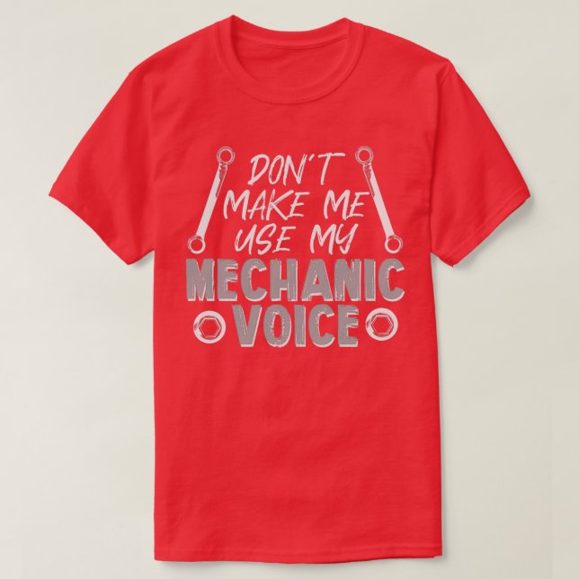 Camiseta Cita mecánica de coches Llave de tuerca Mechatroni (Diseño del anverso)