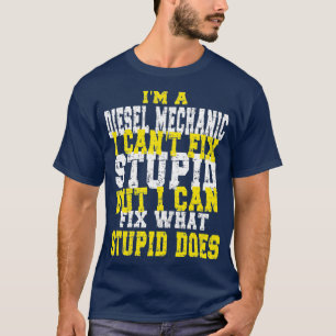 Camiseta Cita mecánica divertida de diesel