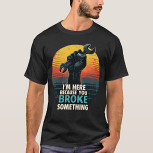 Camiseta Cita mecánica divertida T-Shirt - Retro Vintage
