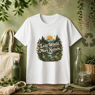 Camiseta cita Menos Residuos Más Naturaleza