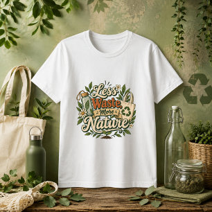 Camiseta cita Menos Residuos Más Naturaleza
