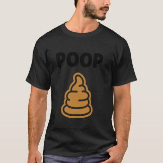 Camiseta Cita minimalista humor de caca pequeño simple caca