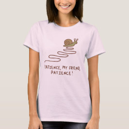 Camiseta Cita Motivacional de Caracol Adorable