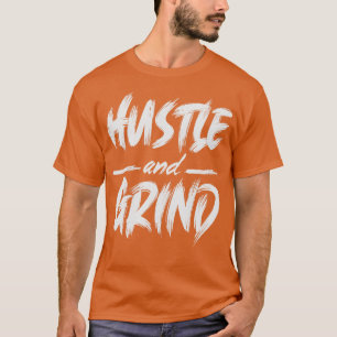 Camiseta Cita motivacional de Hustle y GrindGym
