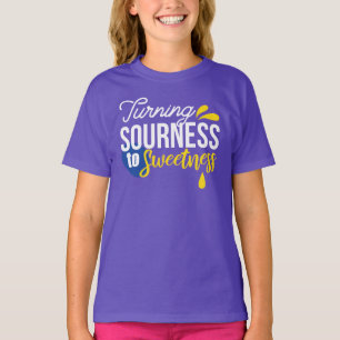 Camiseta Cita motivacional de limón de amargo a dulce