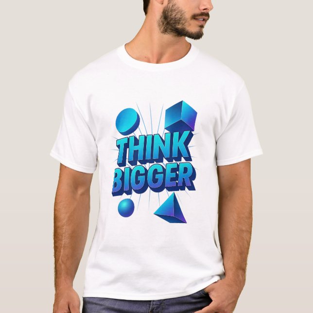 Camiseta Cita motivacional más grande (Anverso)