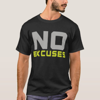 Camiseta Cita Motivacional Sin Excusas - Bold Fitness