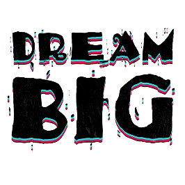 Camiseta Cita Motivacional Sueña Grande