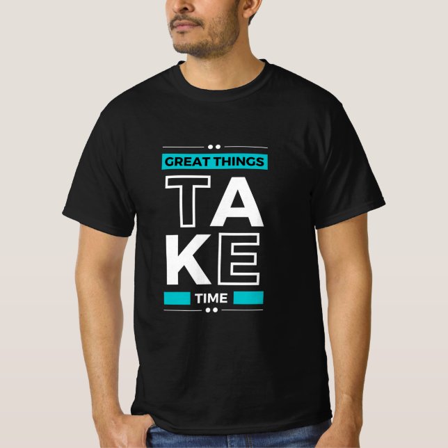 Camiseta Cita motivacional Texto moderno y positivo (Anverso)