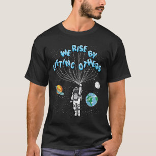 Camiseta Cita Motivacional We Rise - Clic Fit, Manga Corta