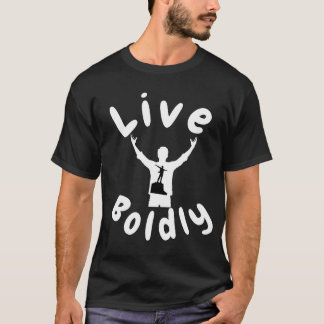 Camiseta Cita motivacional y Inspiradora - Vivir con valent