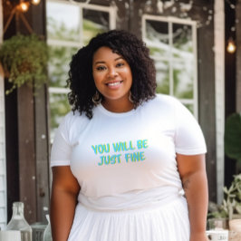 Camiseta Cita motivacional y letras de bloque de estímulo