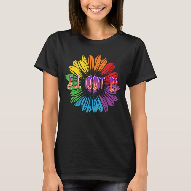 Camiseta Cita Motivadora Bisexual Bi Pride (Anverso)