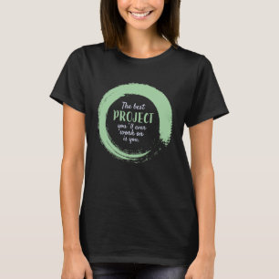 Camiseta Cita motivadora Círculo Zen Meditación para el ser