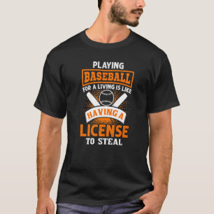 Camiseta Cita motivadora para beisbol para jugadores de béi