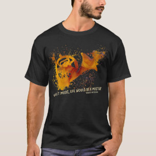 Camiseta Cita musical con cuerno francés