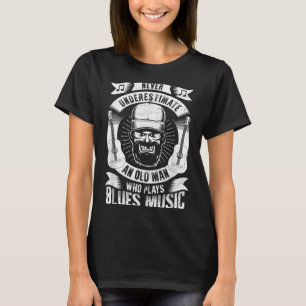 Camiseta Cita musical divertida en blues