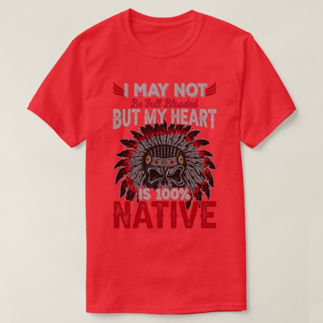 Camiseta Cita nativa estadounidense que no puedo (Diseño del anverso)