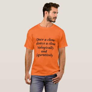 Camiseta Cita negra huérfana de la show televisivo; una ve