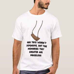 Camiseta Cita Nostálgica Columpio de Madera