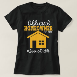 Camiseta Cita oficial de propietario de vivienda orgullosa 