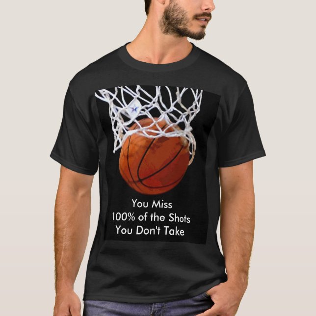Camiseta Cita Panorámica Motivadora Baloncesto (Anverso)