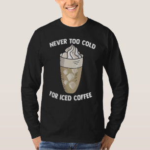 Camiseta Cita para beber café frío Barista Brewer Caffein