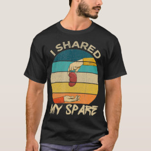 Camiseta Cita para trasplante de riñón para donante de ó