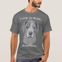 Camiseta Cita personalizada gran dane puppy