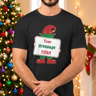 Camiseta Cita personalizada - Señal de elfo divertido - Fie