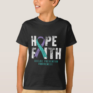 Camiseta Cita perturbada Fe Esperanza Suicidio Prevención A