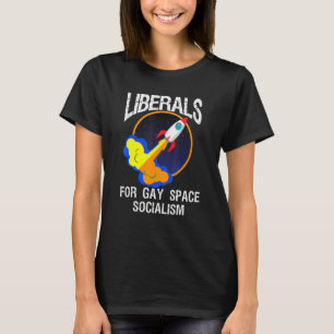 Camiseta Cita perturbada: Liberales para el socialismo espa