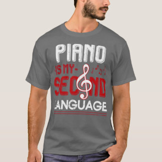 Camiseta Cita pianista divertida