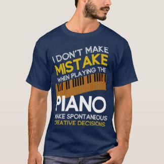 Camiseta Cita pianista divertida de regalo musical Pianista