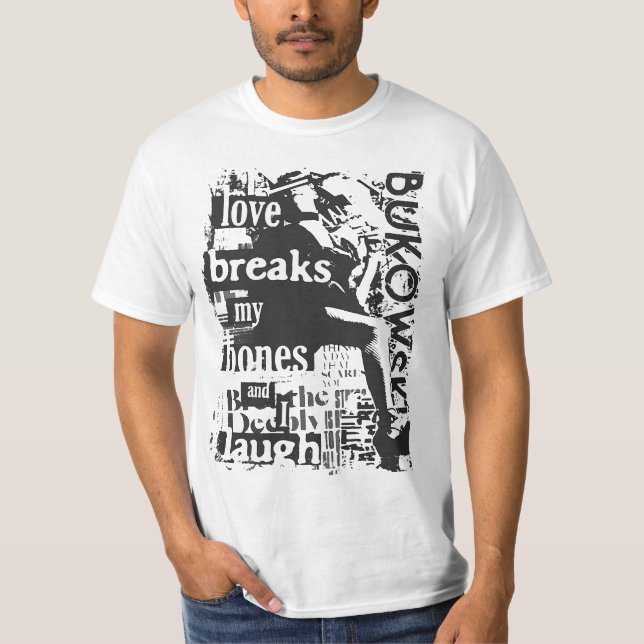 Camiseta Cita/Poema C. Bukowski (Anverso)