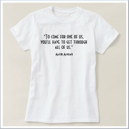 Camiseta Cita Política Inspiradora | DELANTERO&POSTERIOR