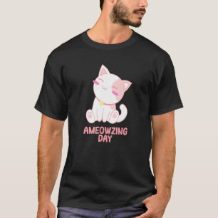 Camiseta Cita positiva de gatos en día de avalancha