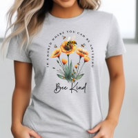 Cita positiva de moda Bumble floral Bee