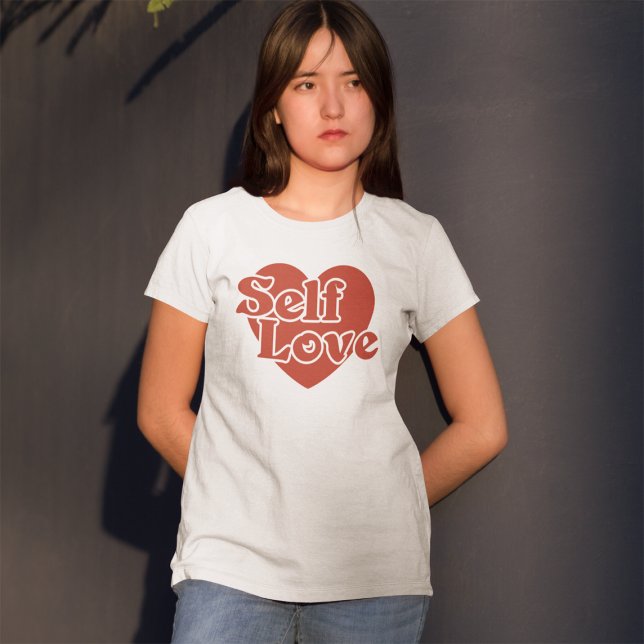 Camiseta Cita positiva Inspiradora de amor propio (Subido por el creador)
