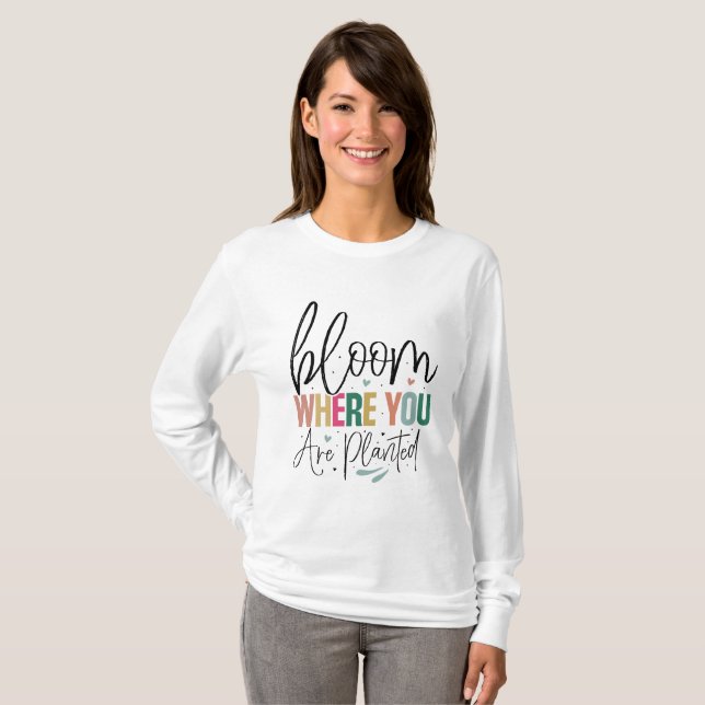 Camiseta Cita positiva motivacional (Anverso completo)