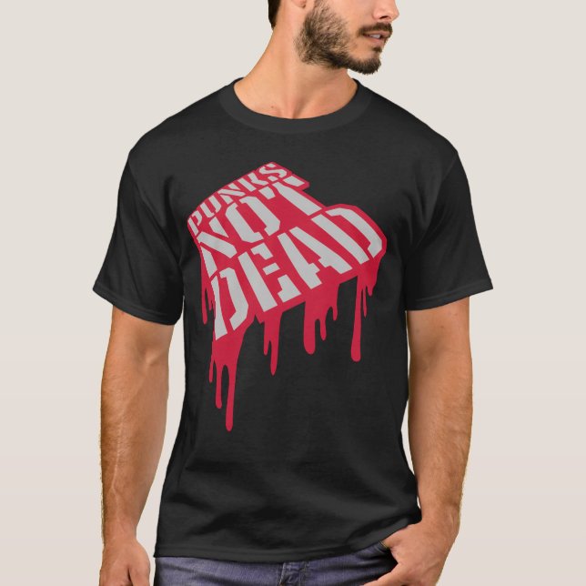 Camiseta Cita punks no muerta chica (Anverso)