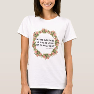 Camiseta Cita religiosa de Santa Catalina de Siena