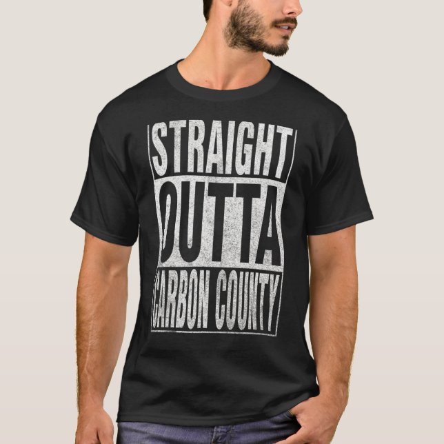 Camiseta Cita residencial de Guay para el CONDADO DE CARBON (Anverso)