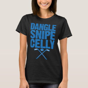 Camiseta Cita Retro Dangle Snipe Celly - Jugador de Hockey
