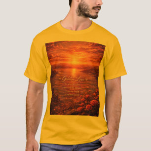 Camiseta Cita Romántica Diseño de Paisaje Natural