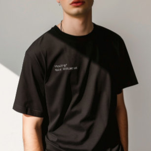Camiseta ¿Cita sarcástica "Curación? No. Rebranding". Hombr
