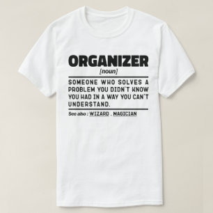 Camiseta Cita sarcástica del director de la organización No