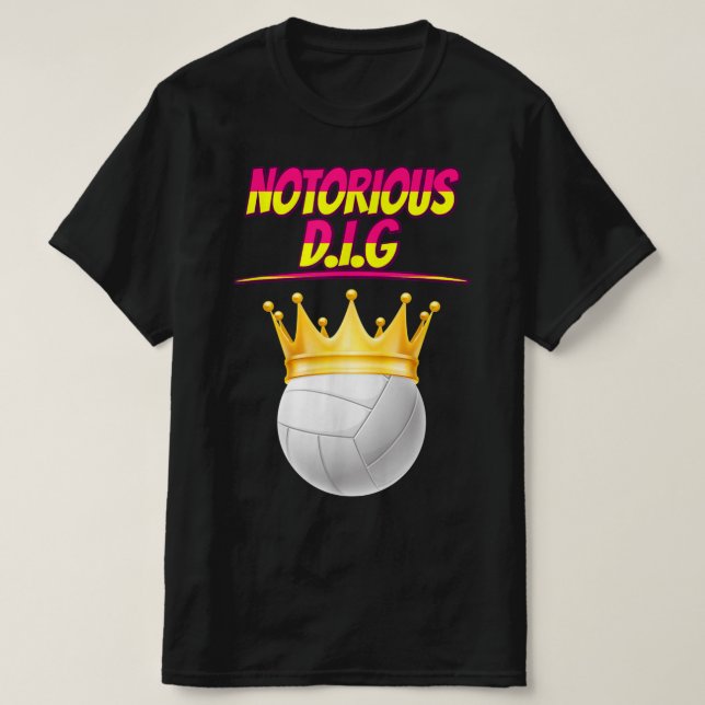 Camiseta Cita satírica de broma sobre voleibol (Diseño del anverso)