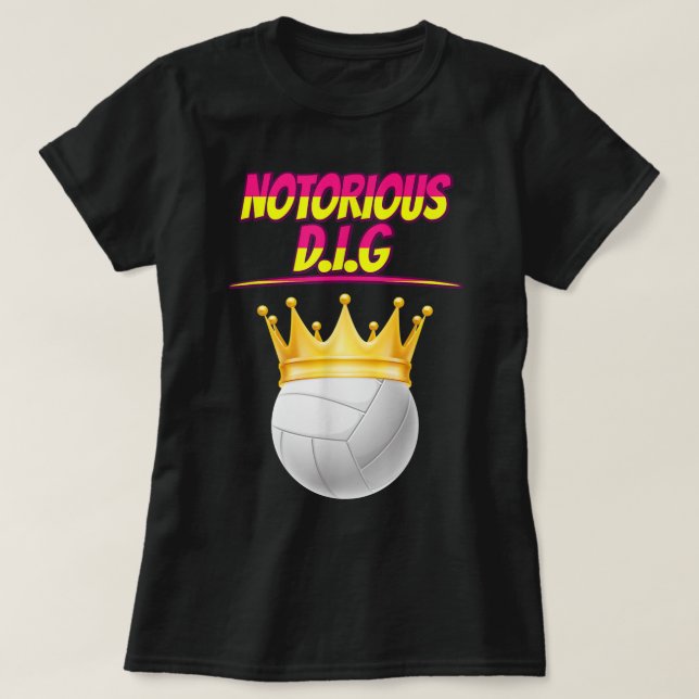 Camiseta Cita satírica de broma sobre voleibol (Diseño del anverso)