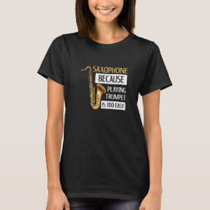 Camiseta Cita Saxofónica Por Instrumento Para Un Jugador Sa